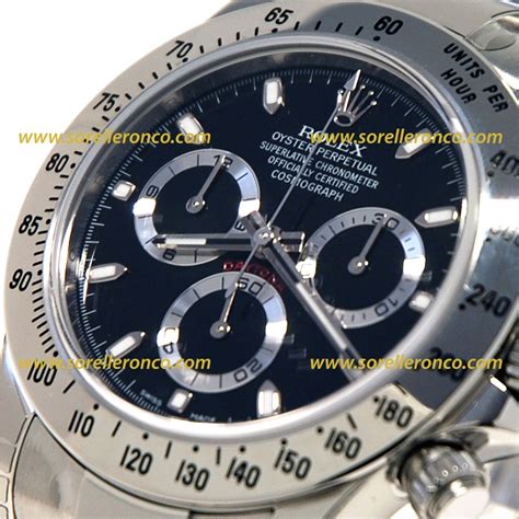 daytona quadrante nero anni 2000 nero prezzo|Acquista Rolex Daytona 116520 .